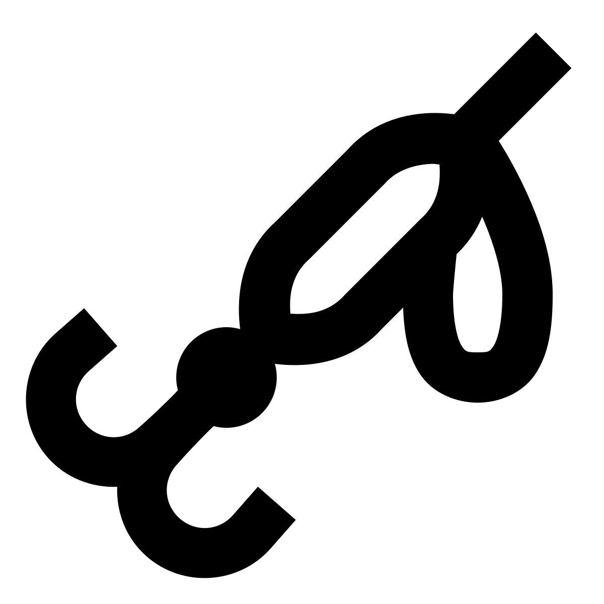 material outlined style 스피너 루어 icon