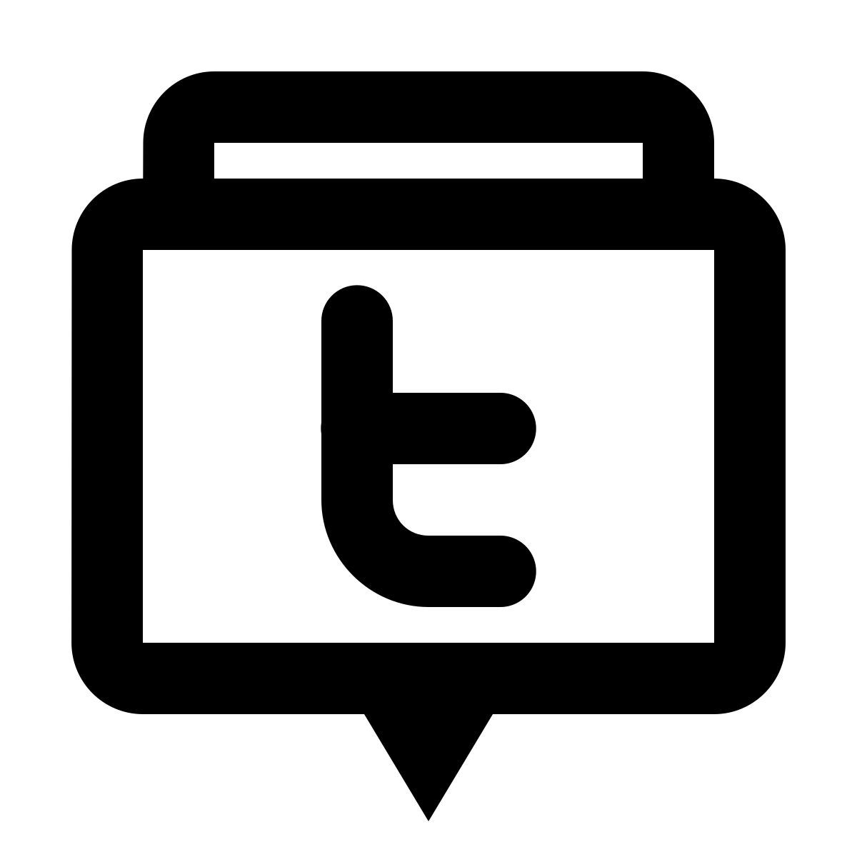 material outlined style 推文栈 icon