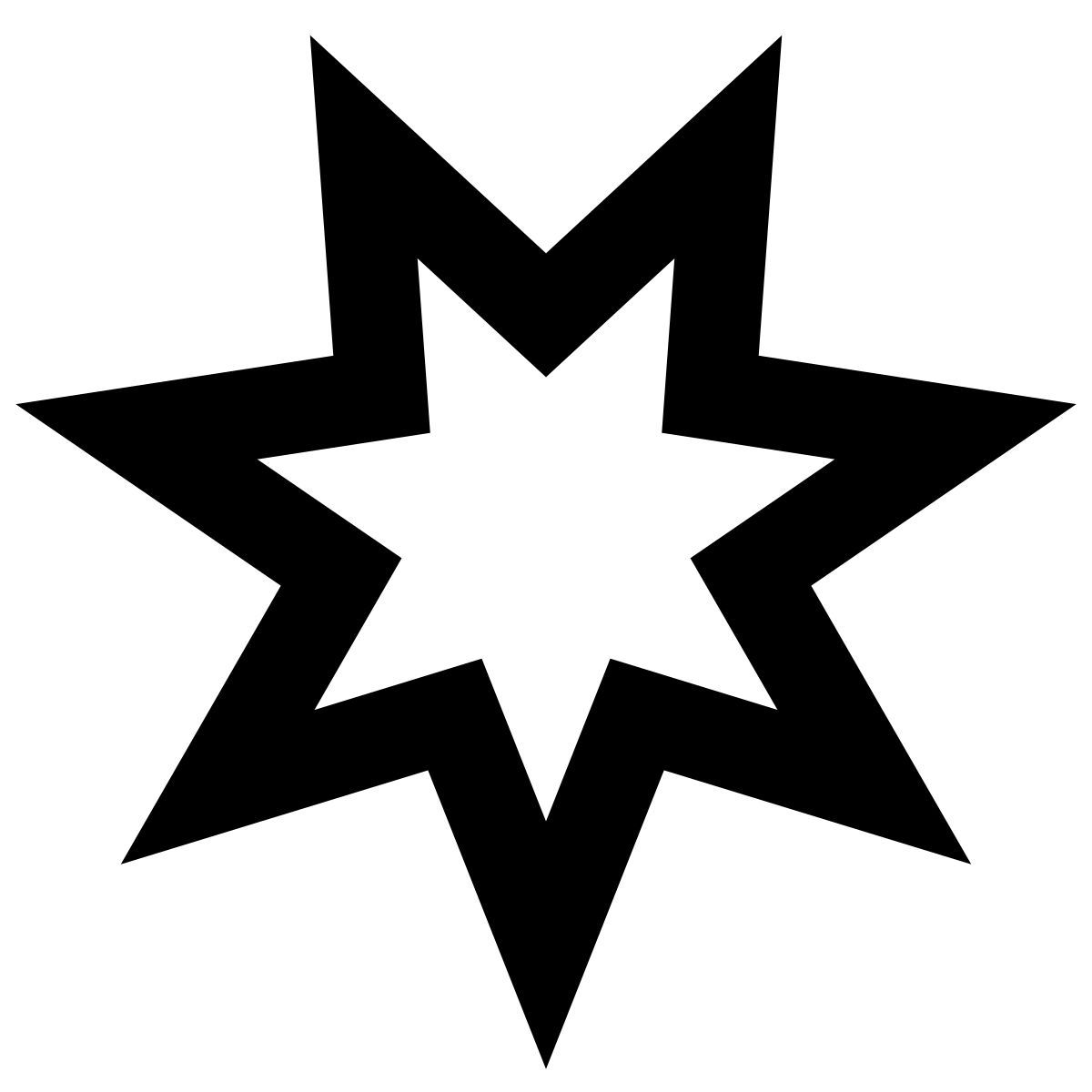material outlined style sternexplosion form icon
