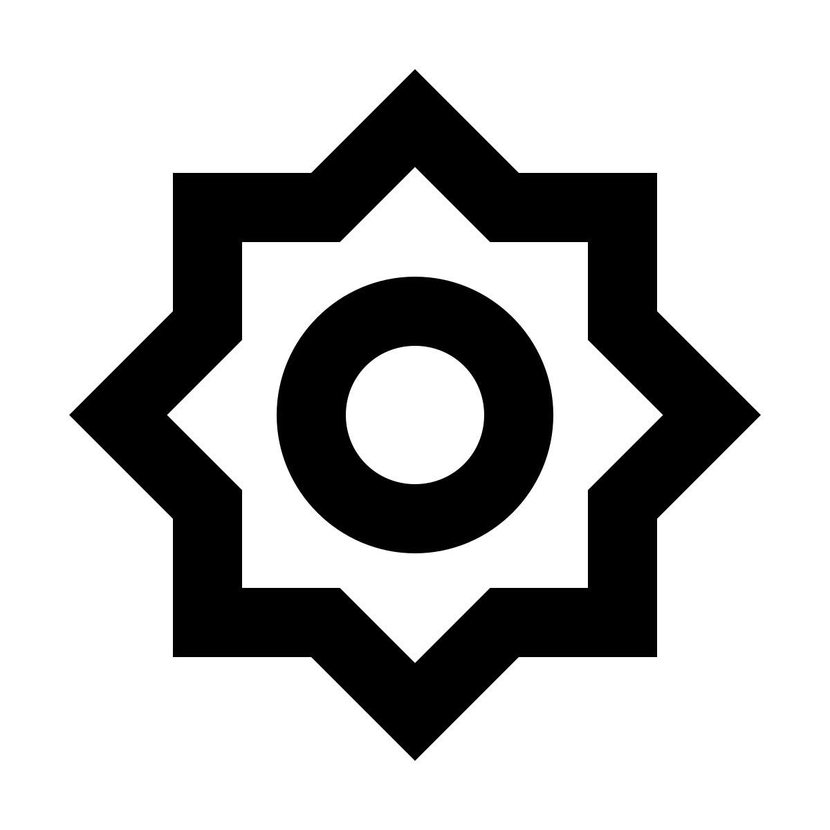 material outlined style verano icon