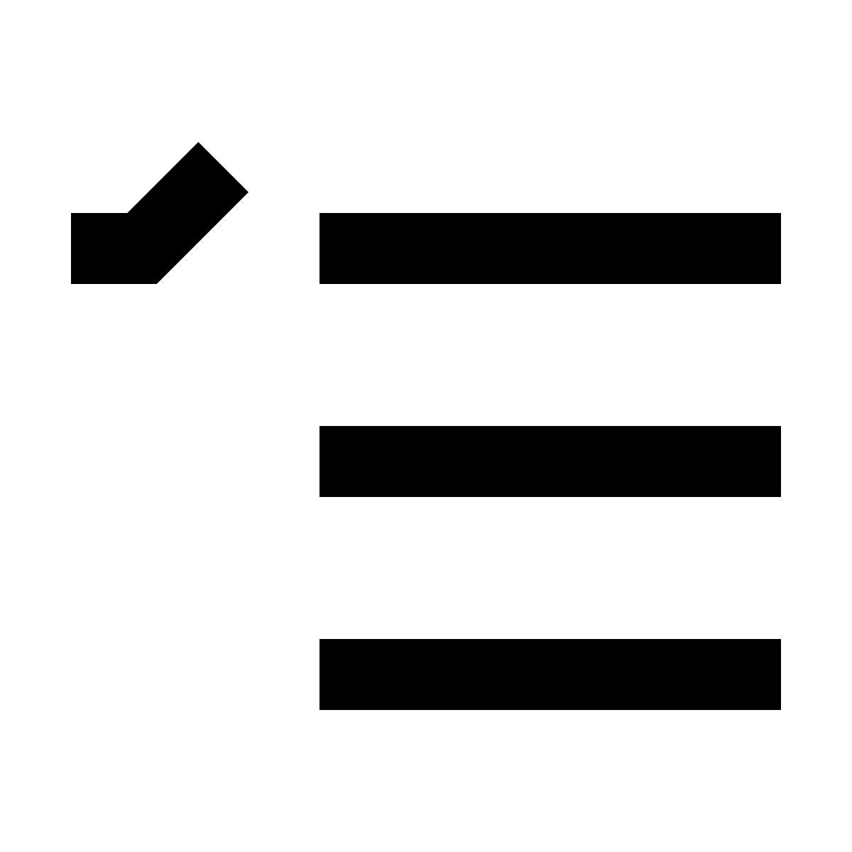 material outlined style tasklist icon