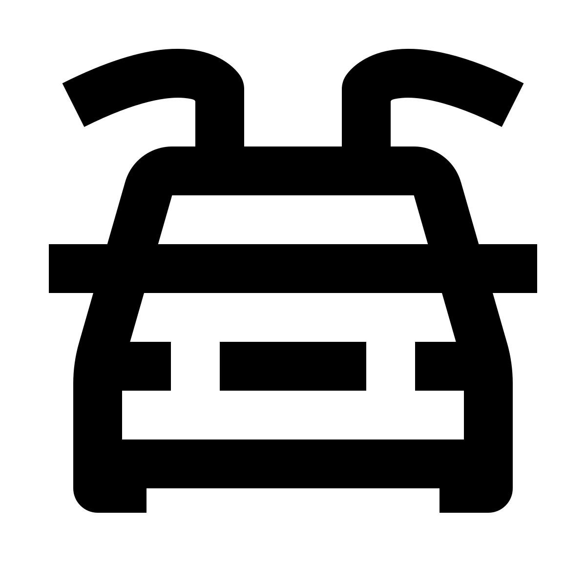 material outlined style 特斯拉x型 icon