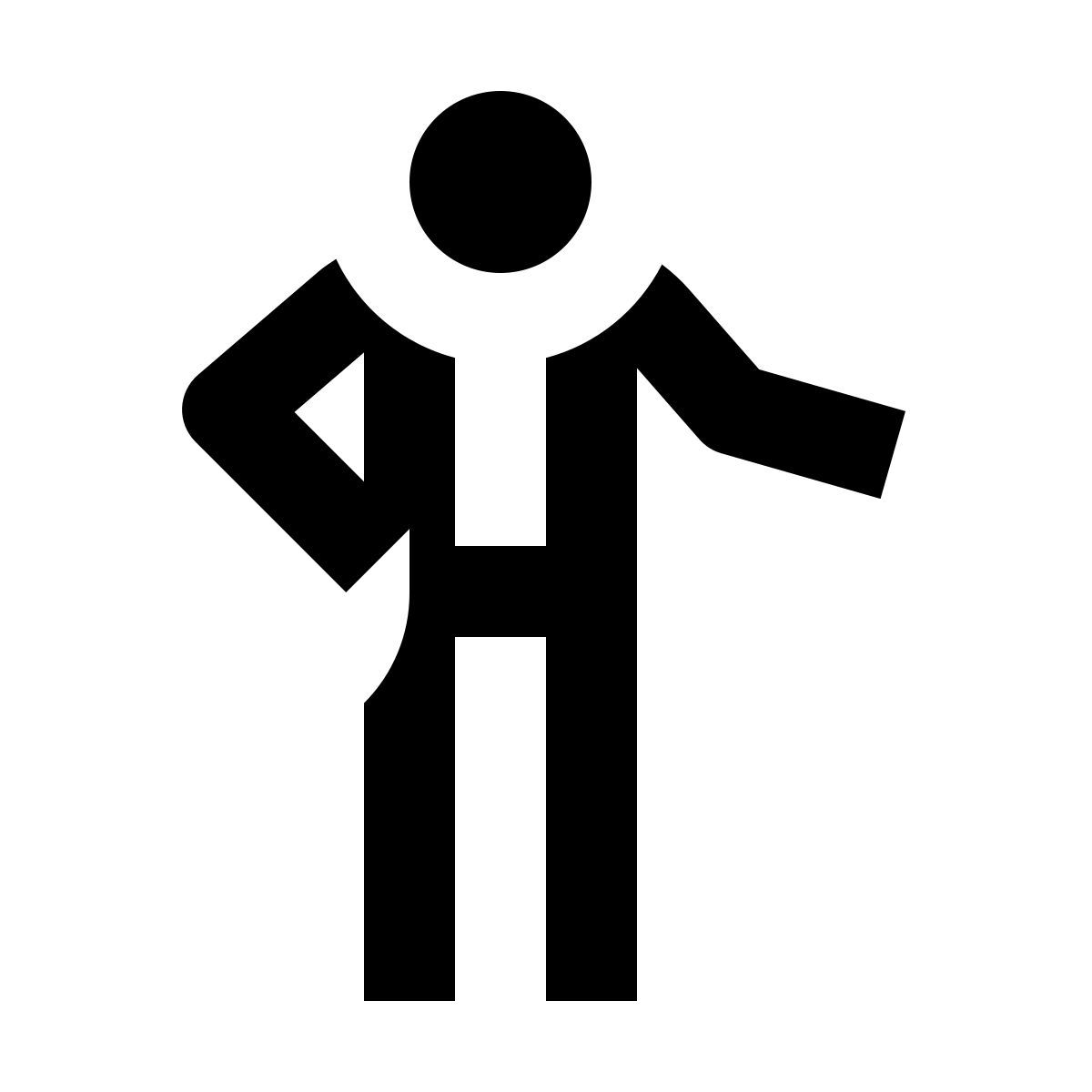 material outlined style thank you icon