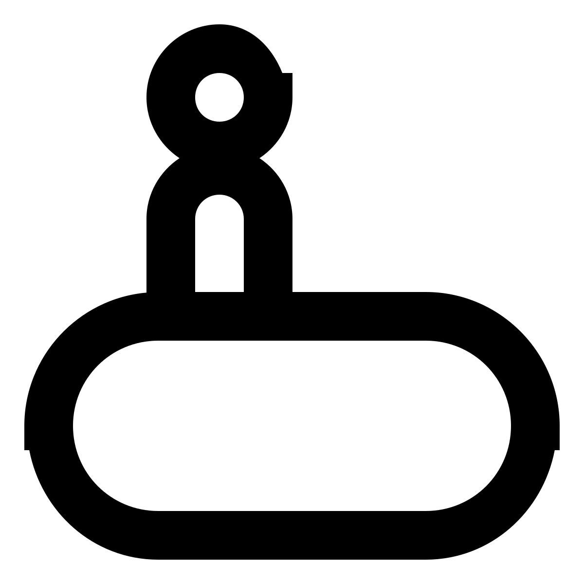 material outlined style travelador icon