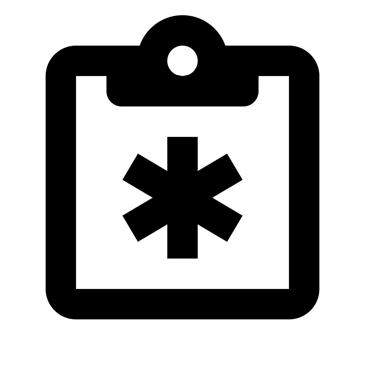 material outlined style 治疗清单 icon