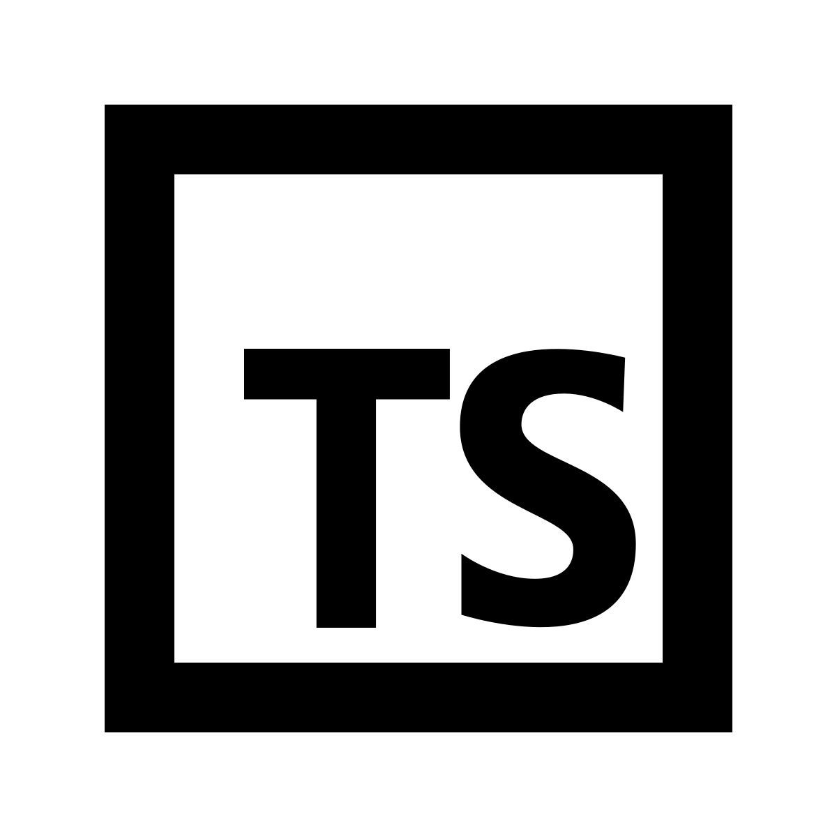 material outlined style dattiloscritto icon