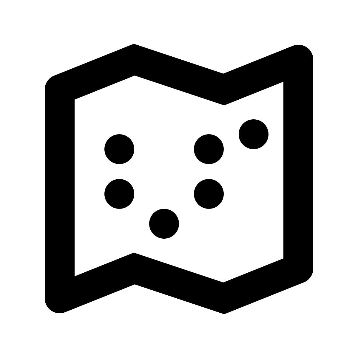 material outlined style punto sulla mappa icon