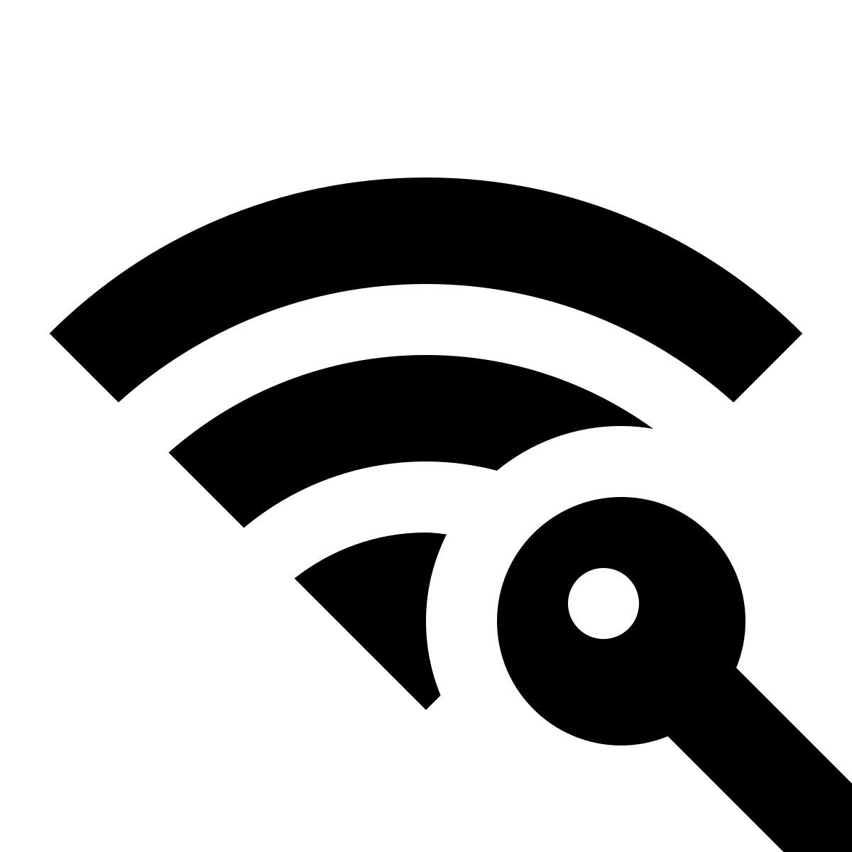 material outlined style wi fi 비밀번호 icon