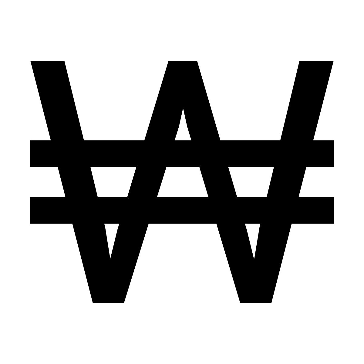 material outlined style 원 icon