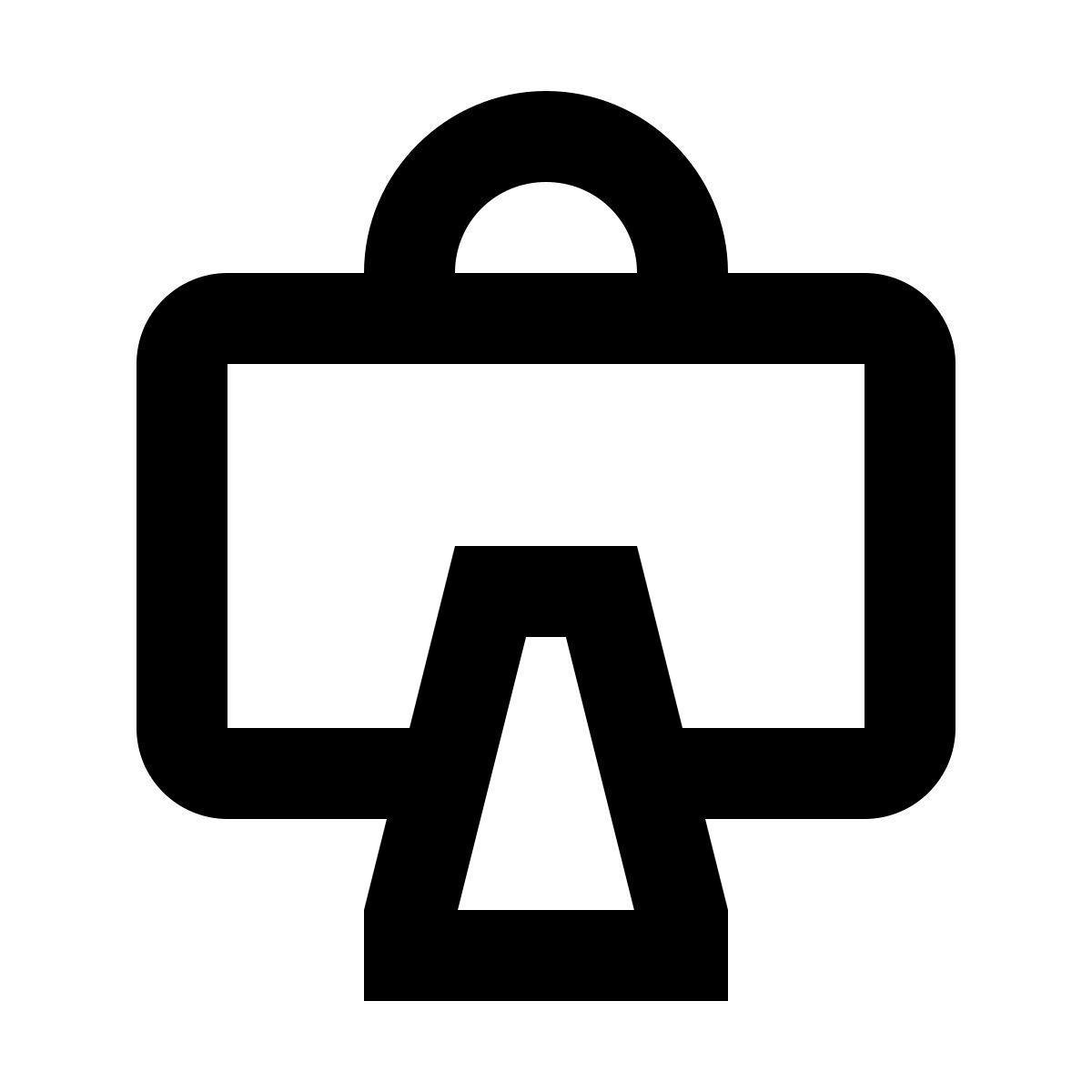 material outlined style imac에서 일하기 icon