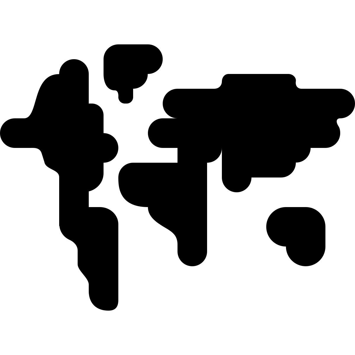 material outlined style 世界 icon