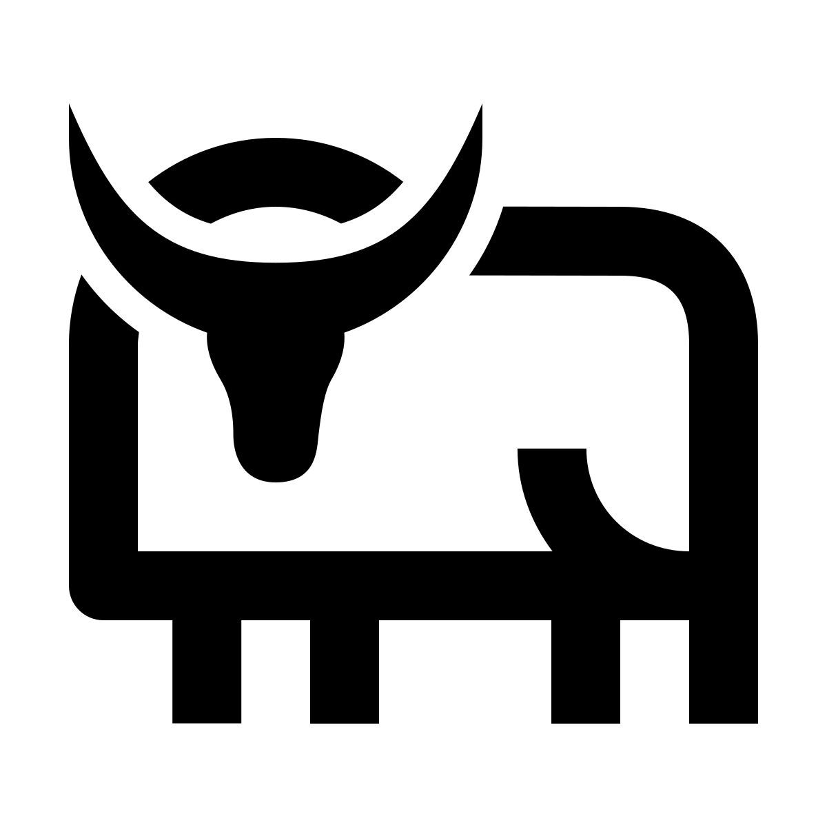 material outlined style già icon