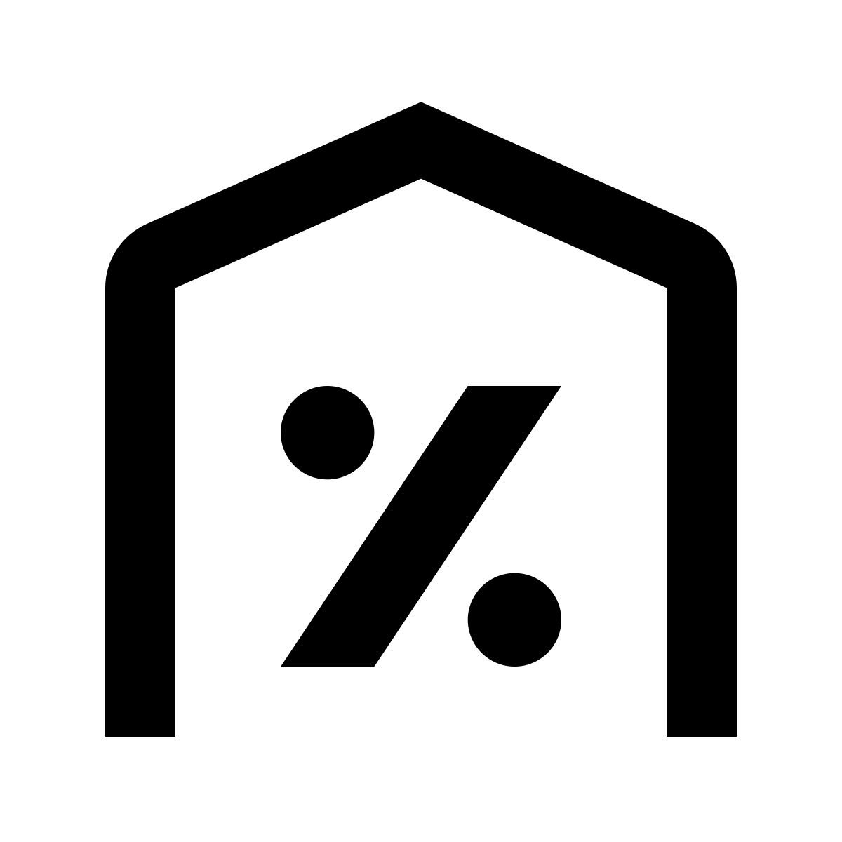 material outlined style 旧货出售 icon