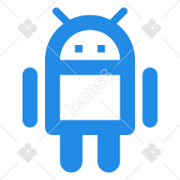 Android Logo Blue Hd