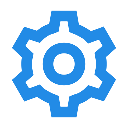 Settings Icon Blue Png