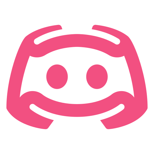 Pink Discord Logo Icons for Your Community