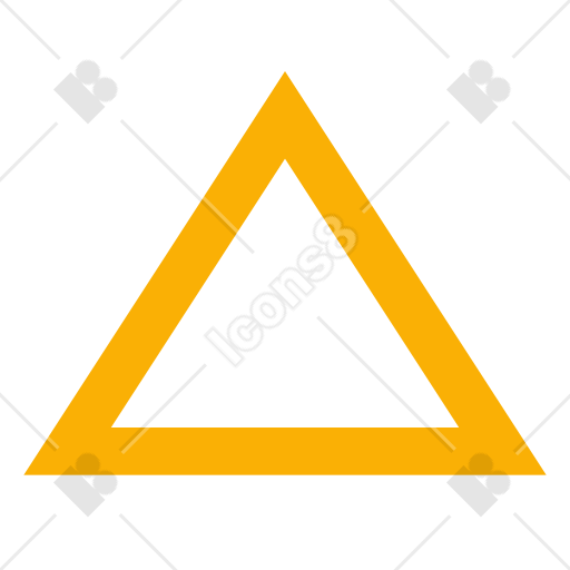 Yellow Triangle Icon Png