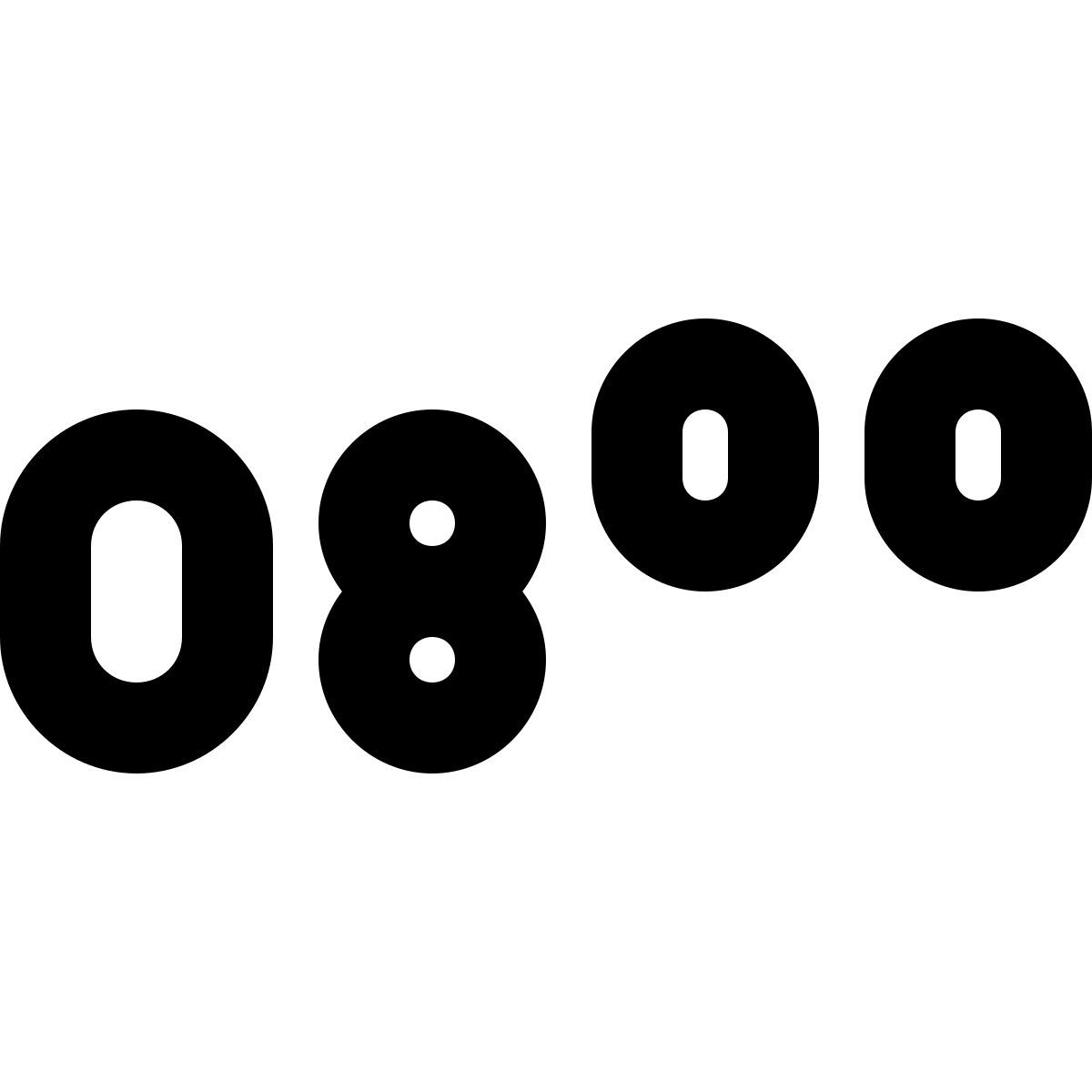 material rounded style 08:00 icon