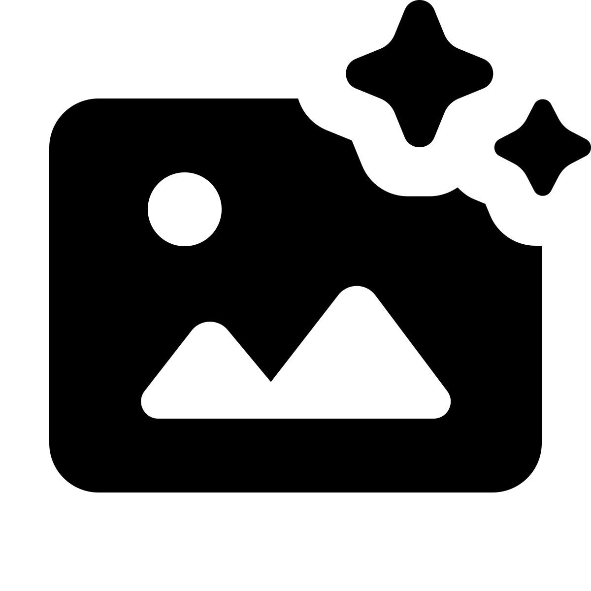 material rounded style 人工智能生成的图像 icon