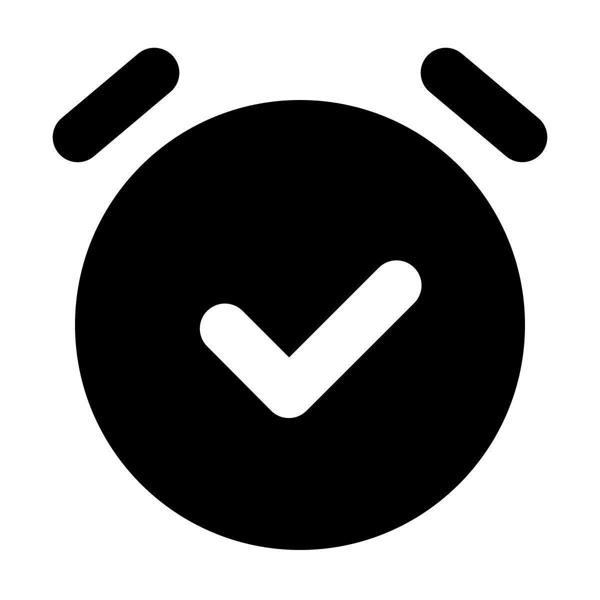 material rounded style alarme na icon