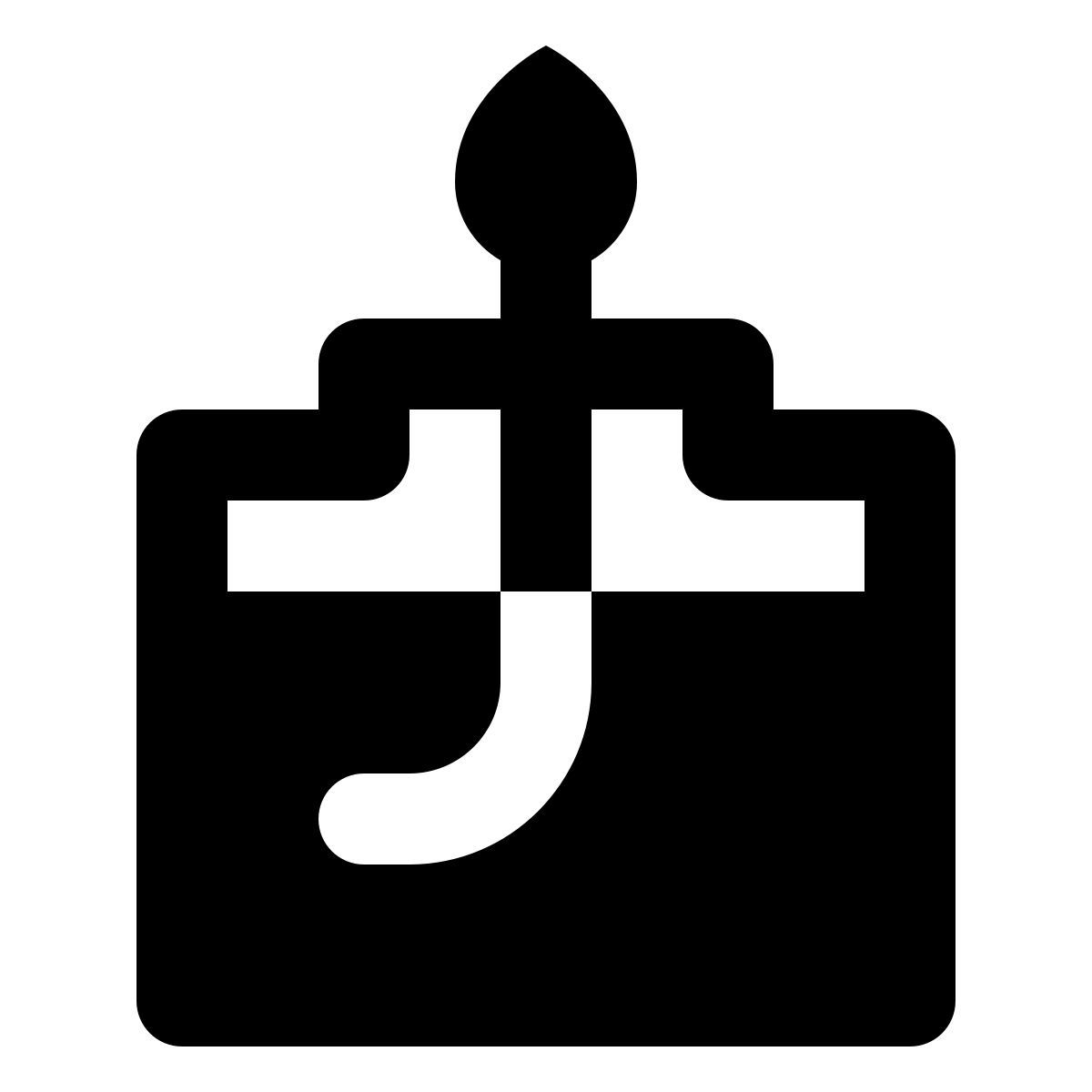 material rounded style quemador de alcohol icon