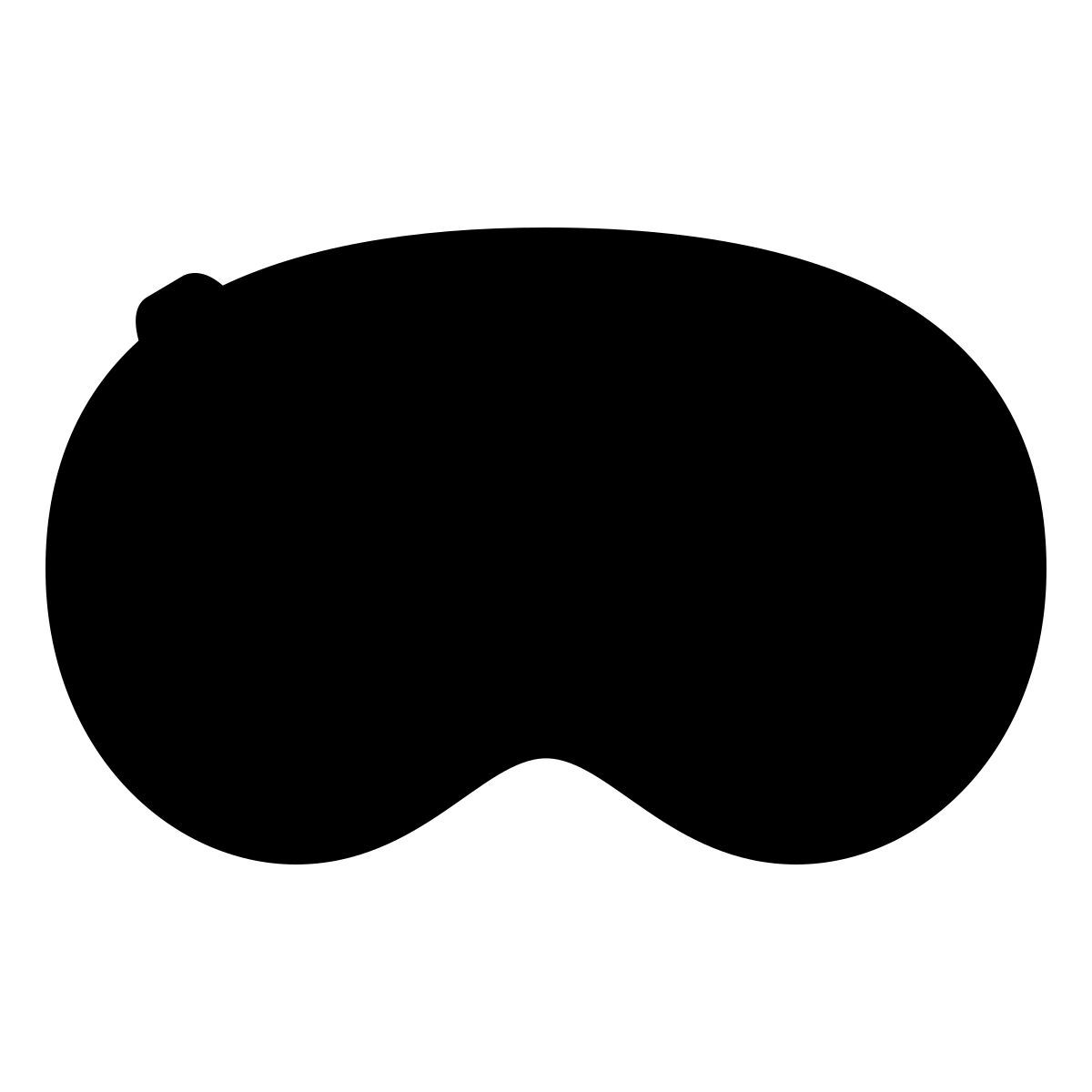 material rounded style apple vision pro icon