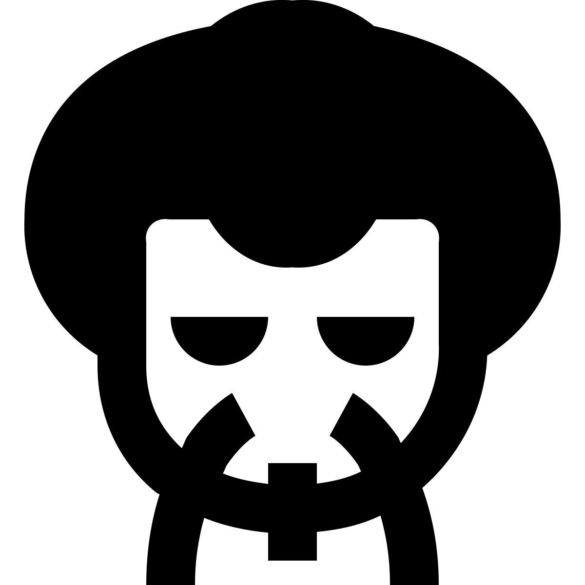 material rounded style carácter asiático icon