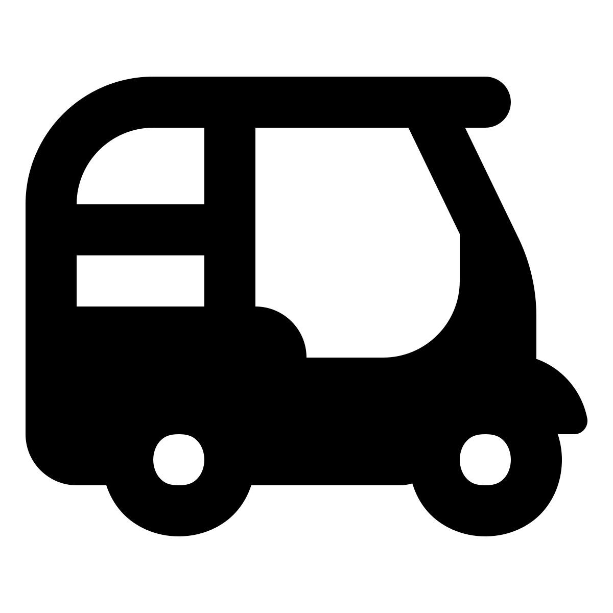 material rounded style 자동 인력거 icon