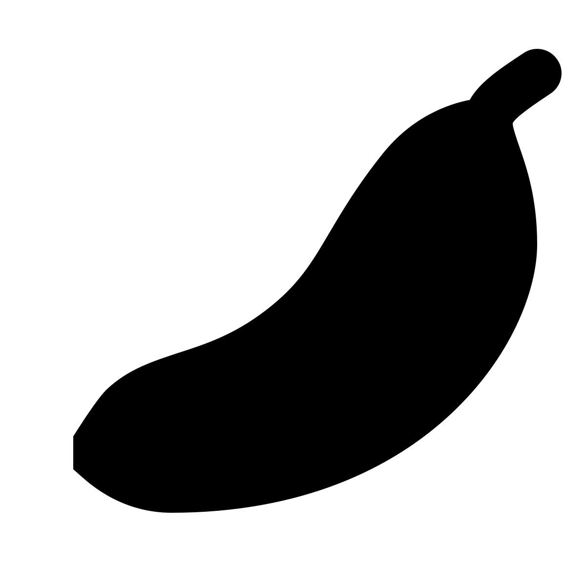 material rounded style plátano icon