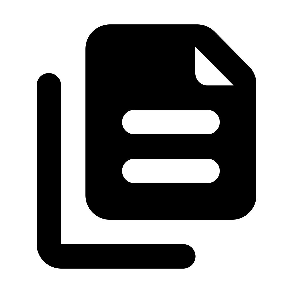 material rounded style files icon