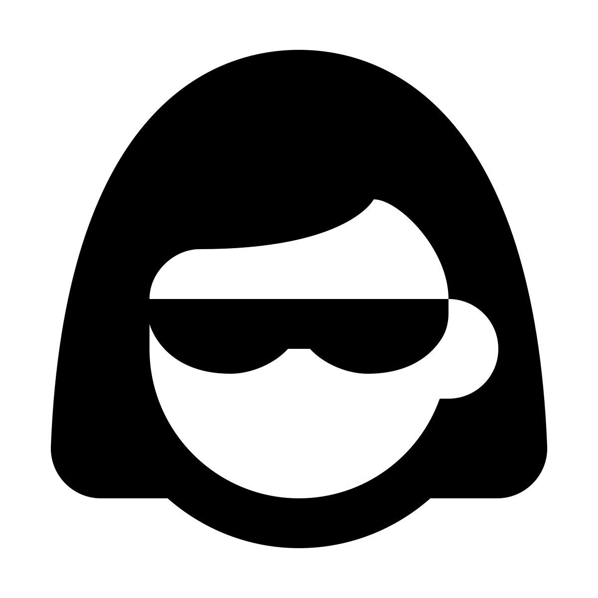 material rounded style guardia del corpo donna icon