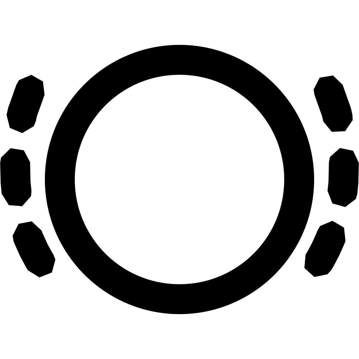 material rounded style bremsbelagwarnung icon