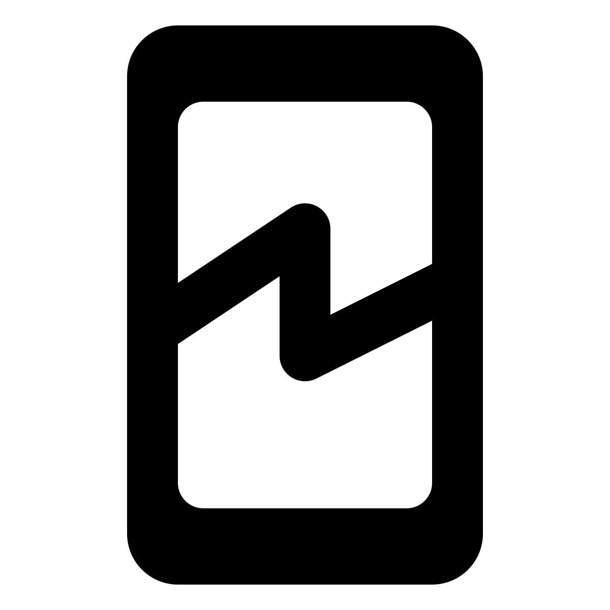 material rounded style téléphone cassé icon