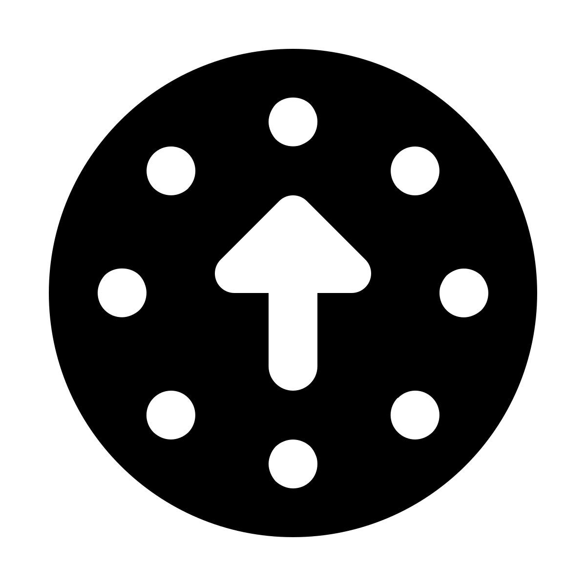 material rounded style upgrade icon