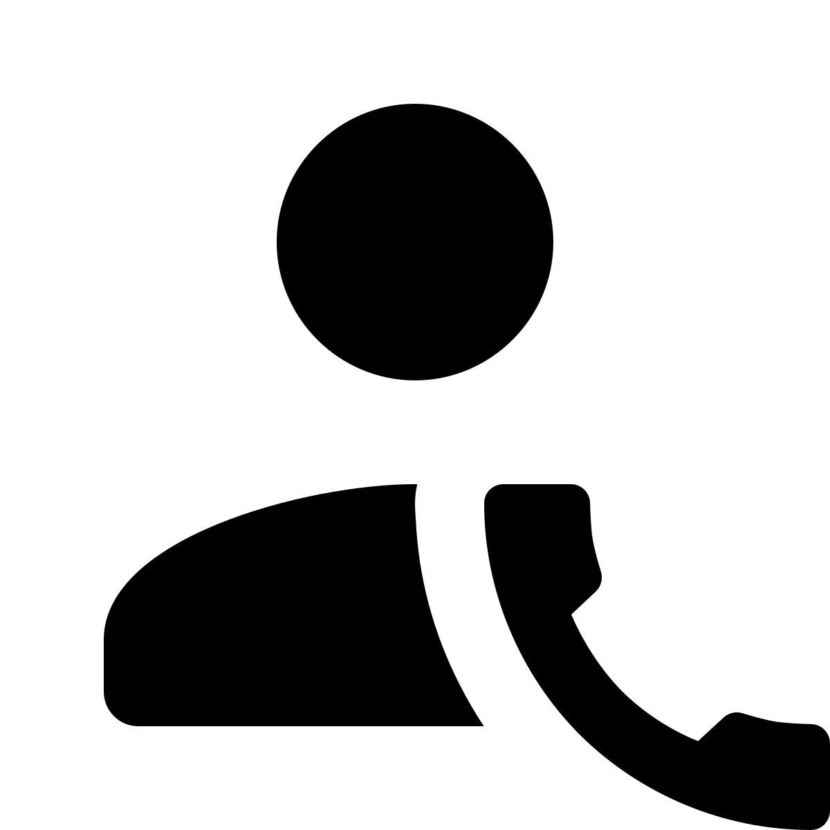 material rounded style llamada saliente icon