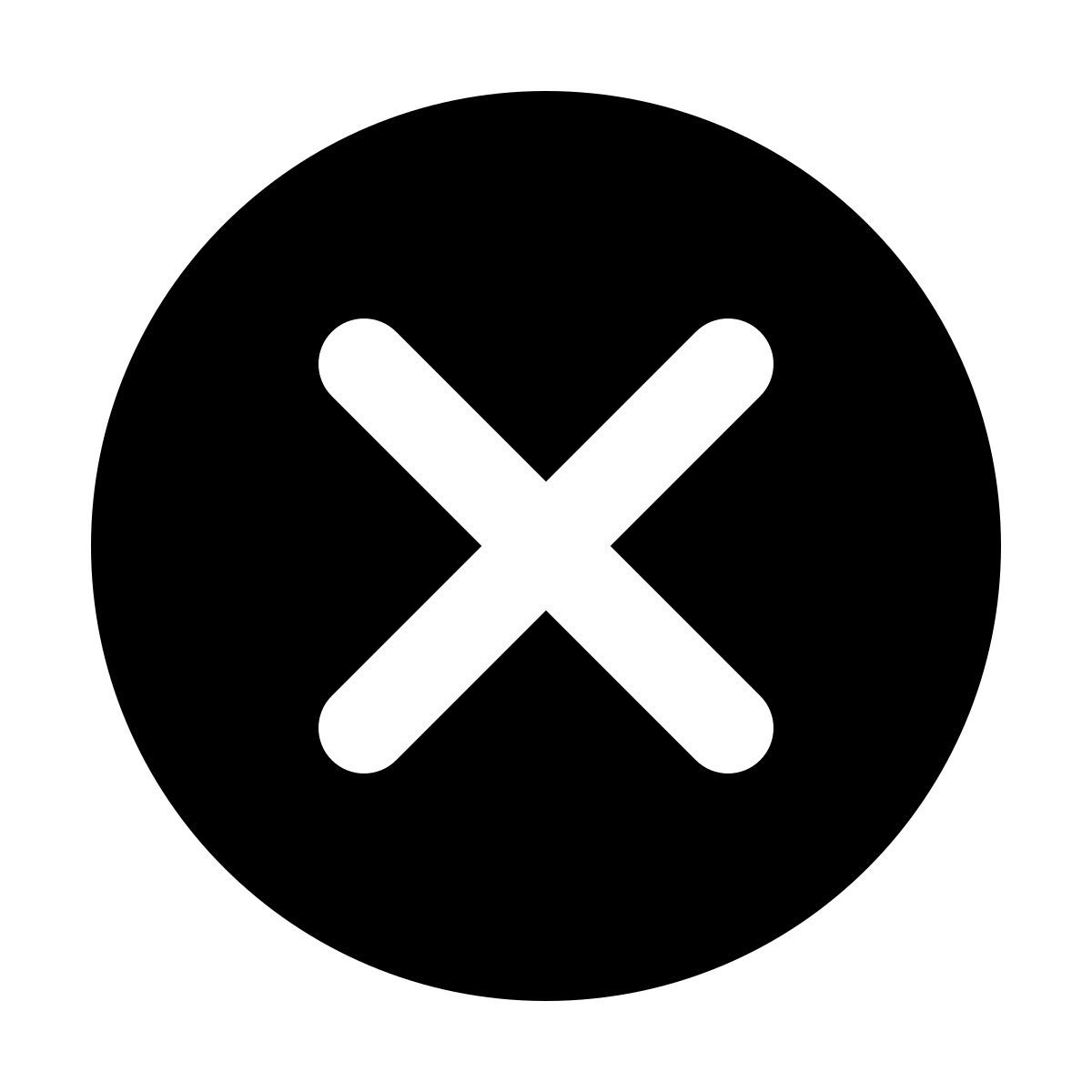 material rounded style stornieren icon