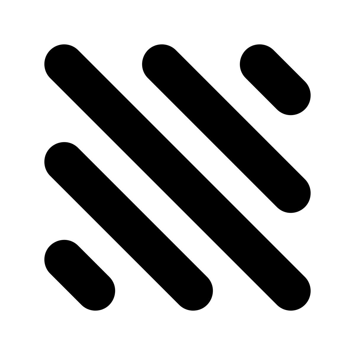 material rounded style modèle de canne de bonbon icon