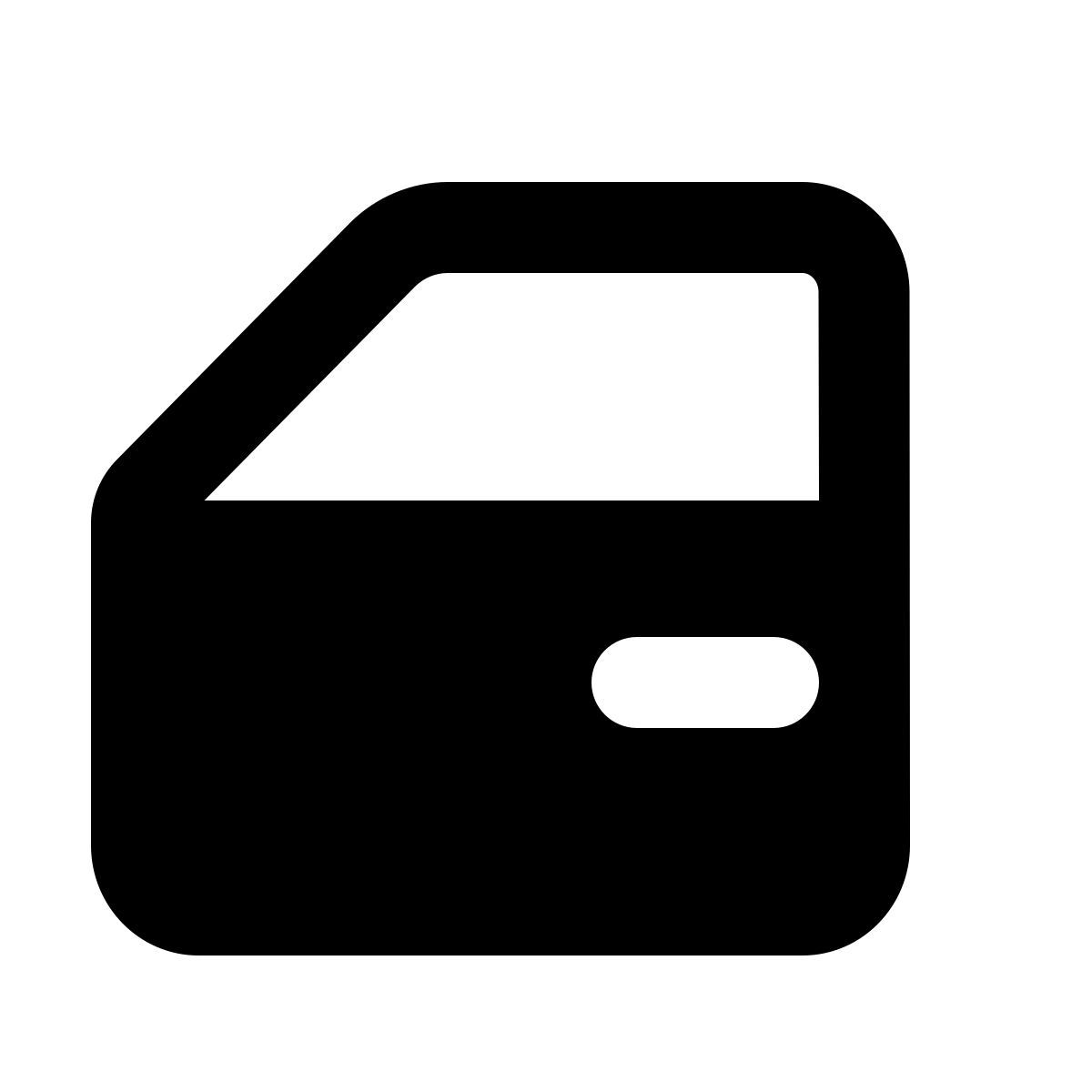 material rounded style car door icon