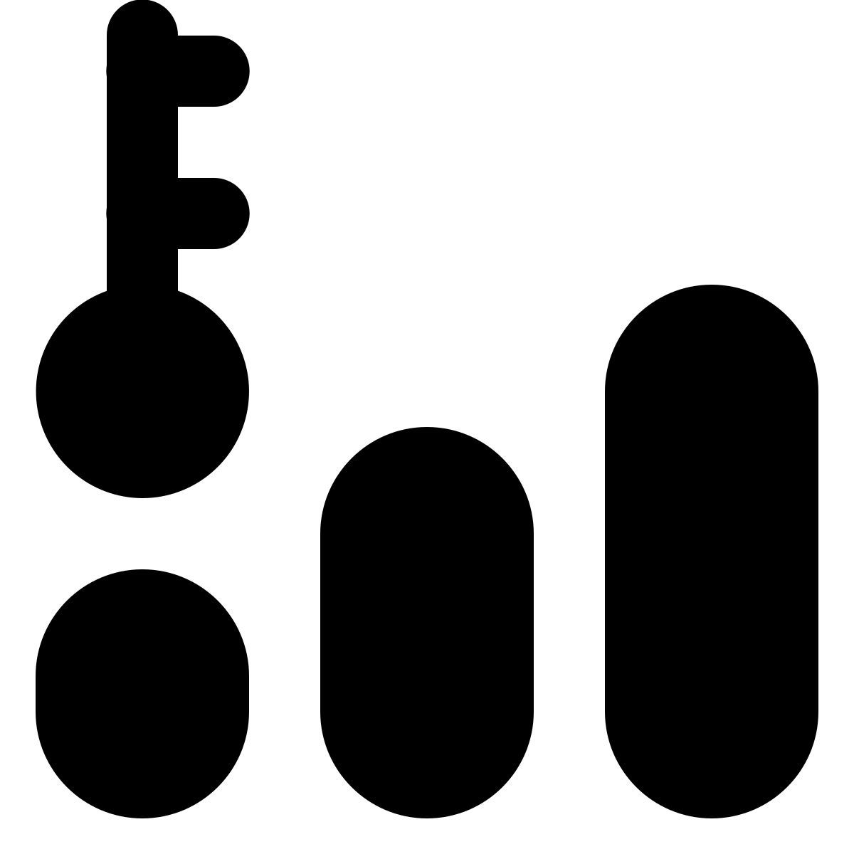 material rounded style changement climatique icon