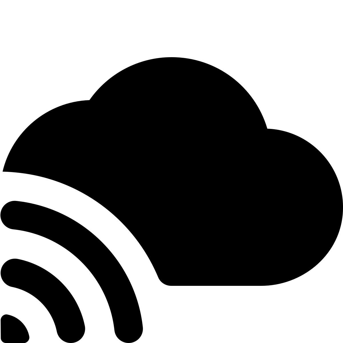material rounded style acesso cloud icon