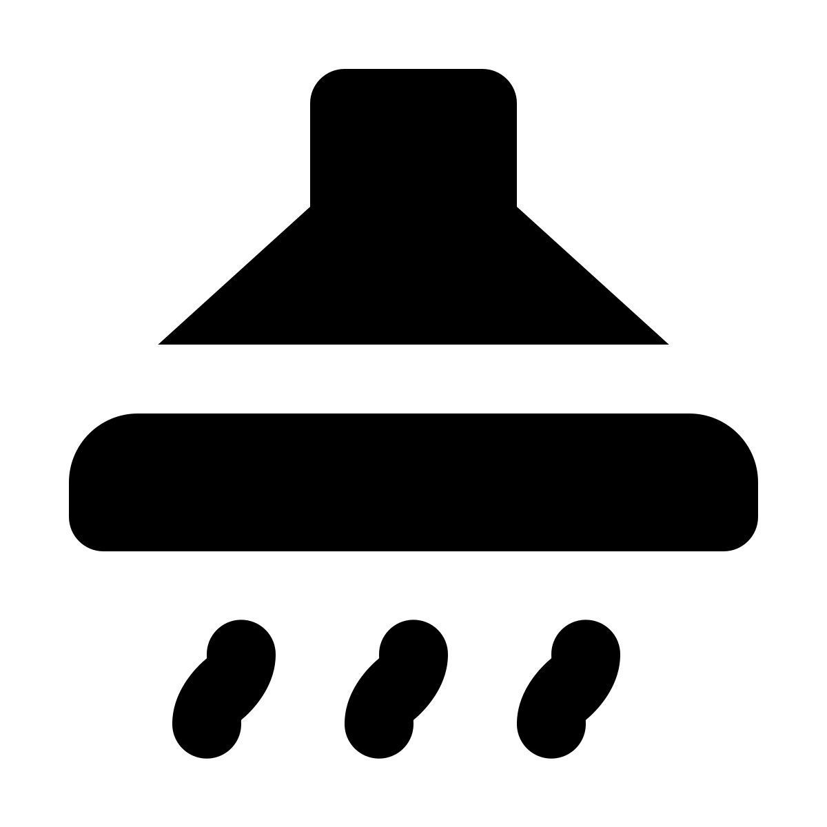 material rounded style cheminée icon