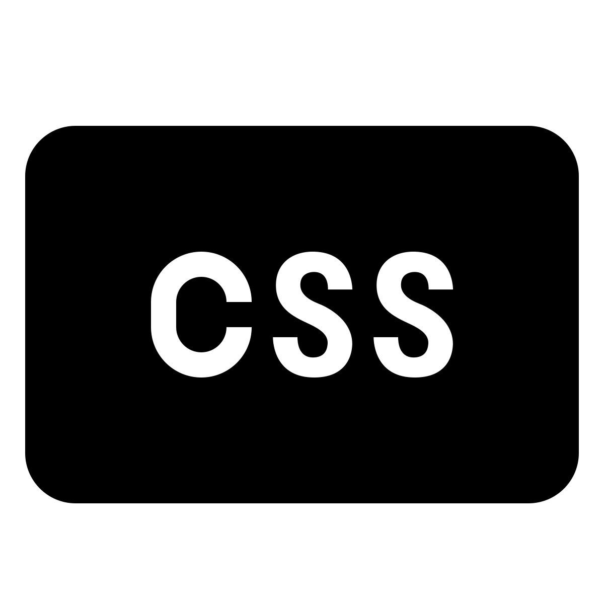 material rounded style css icon