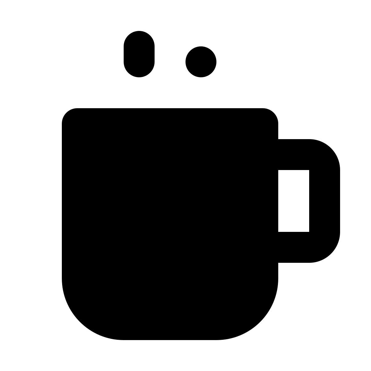 material rounded style cup icon