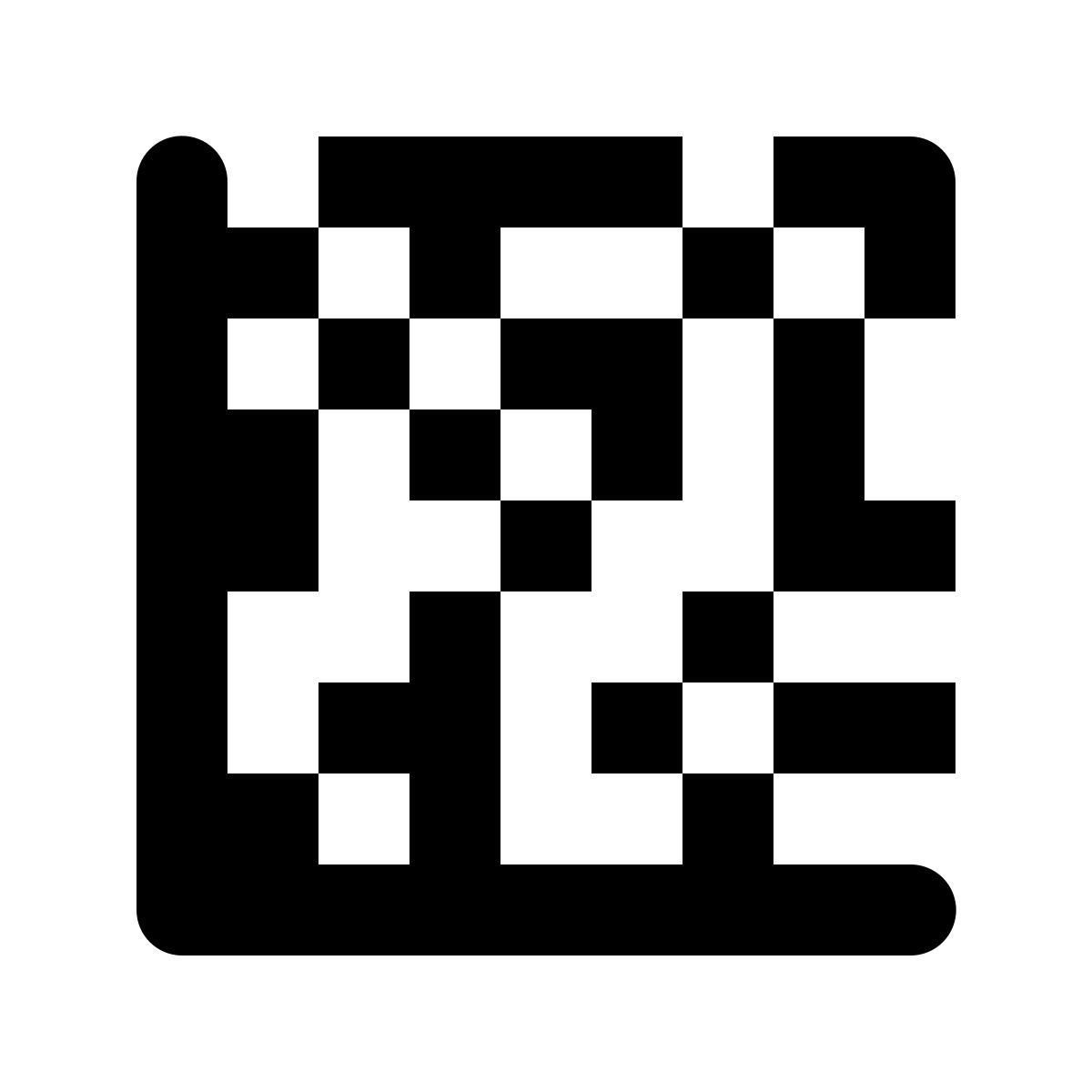 material rounded style código qr icon