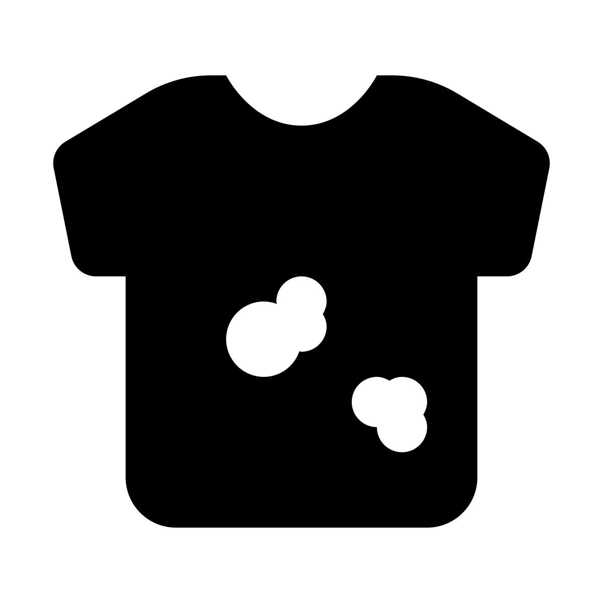 material rounded style dirty clothes icon