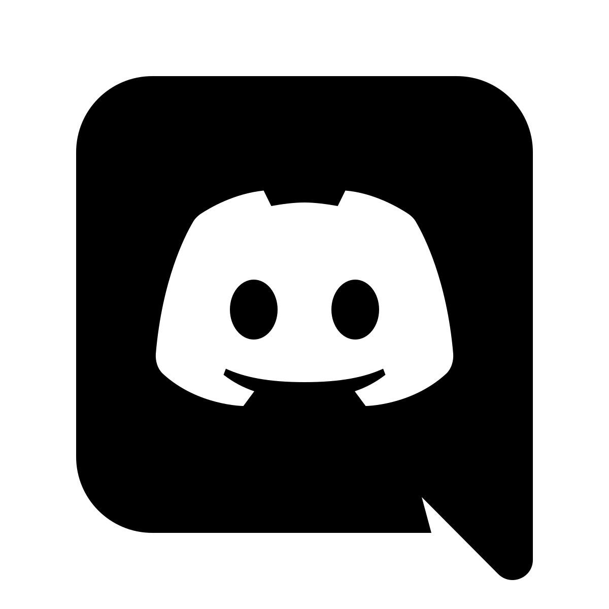 material rounded style discord bubble icon