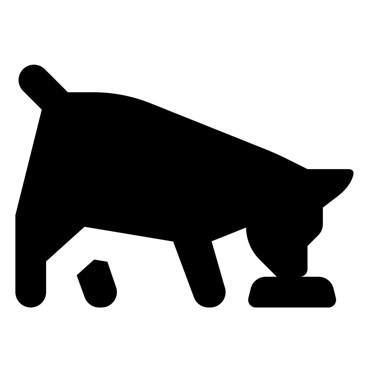 material rounded style 개를 먹는 icon