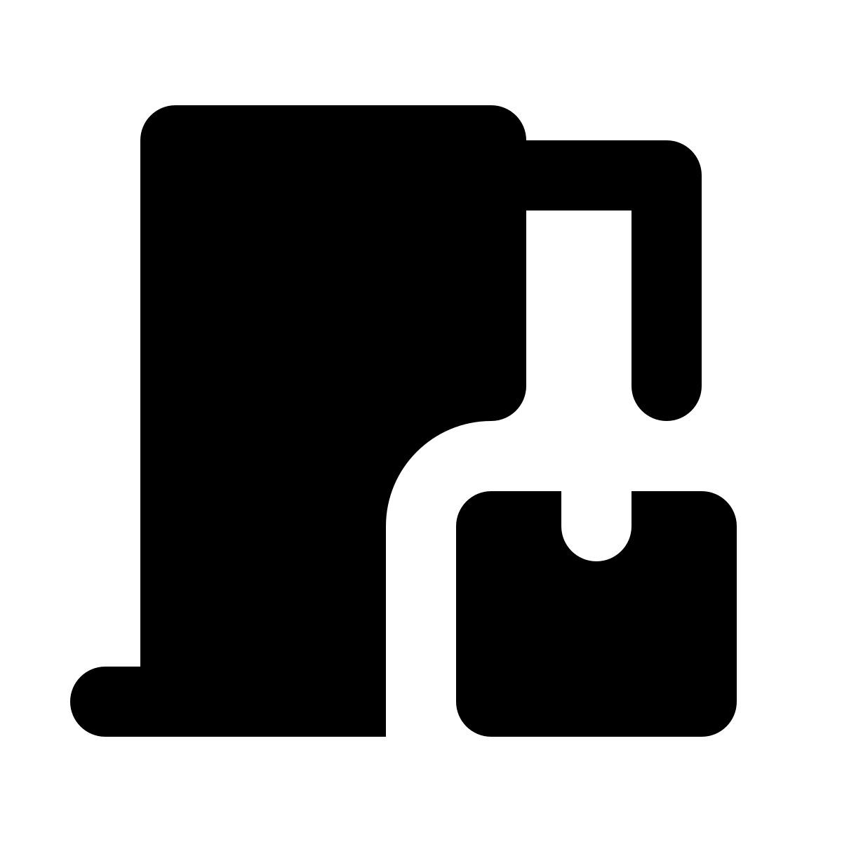 material rounded style entrega porta a porta icon