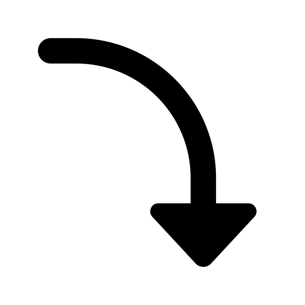 material rounded style 下降2 icon