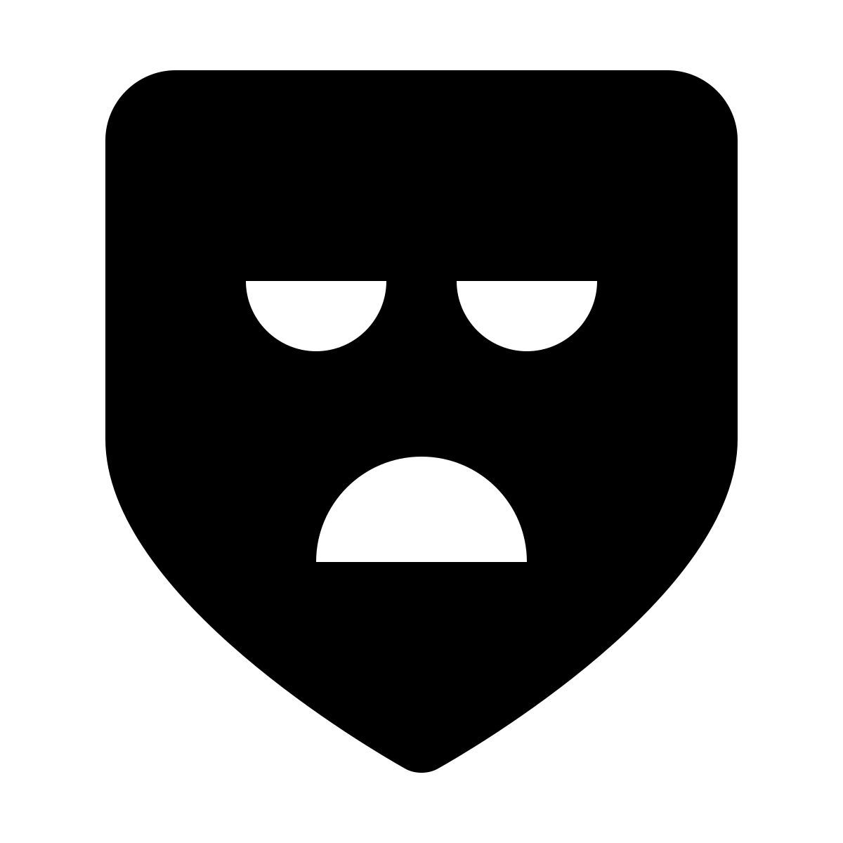 material rounded style drama icon